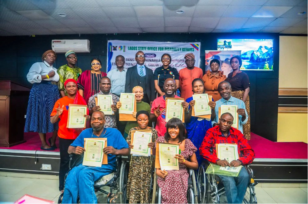 LASODA EMPOWERS 100 PERSONS WITH DISABILITIES ON SUSTAINABLE ENTREPRENEURSHIP AND BUSINESS REGISTRATION